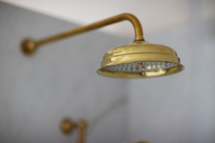 Old 190mm Deluge in Living Brass