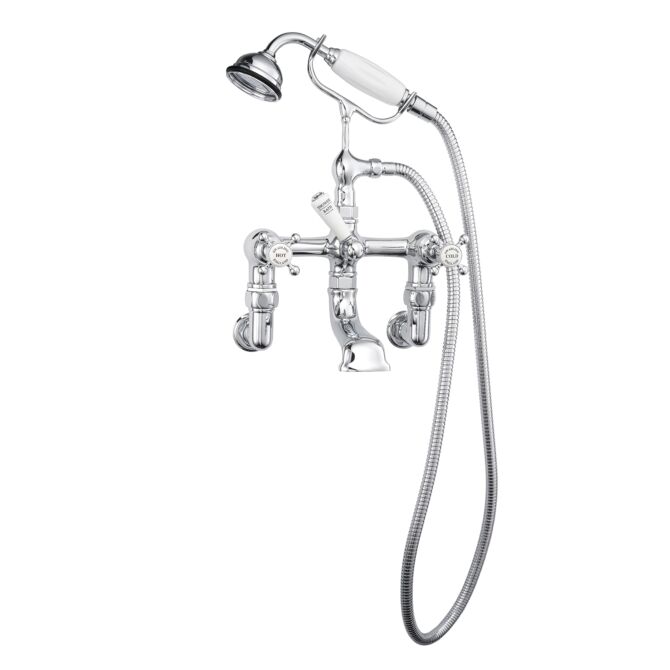 Wall Mounted Manual Bath/Shower Mixer – Crosshead